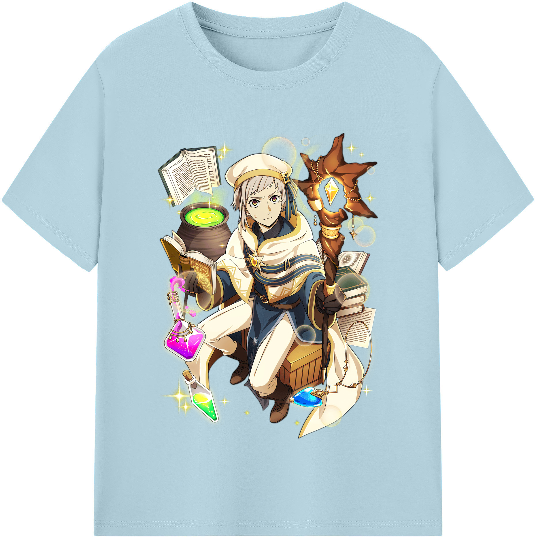 （画像用） 文豪ストレイドッグス Bungo Stray Dogs 綿100％半袖Tシャツ（フロントプリント）